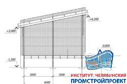 Склад газа на 80 баллонов 12х8м