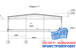 Здание столовой 18x60м