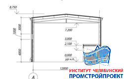 Отапливаемый склад производственного назначения 12х30 м