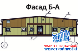 Бытовой корпус 18х102 м
