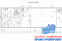 Здание столовой 18x60м