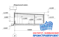 Д-2 Операторная АЗС 10x12,5м