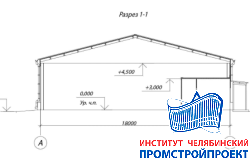 Отапливаемый ангар 18х60 м