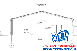 Отапливаемый ангар 18х60 м