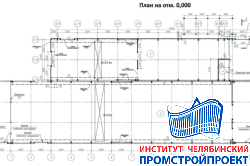 Производственный цех 95,8х18 м