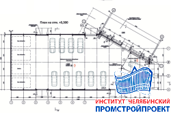 Центр по обслуживанию автомобилей 45х18 м