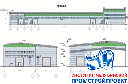 Производственный цех 95,8х18 м