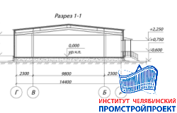 Комплекс душевых 14.4х38м