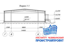 Комплекс душевых 14.4х38м