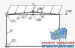 Рефтинская ГРЭС. Здание неотапливаемого склада 12х30 м.