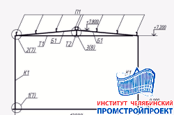 Рефтинская ГРЭС. Здание неотапливаемого склада 12х30 м.