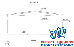 Неотапливаемый склад 18х120 м
