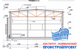 Крановое здание пролетом 18 м