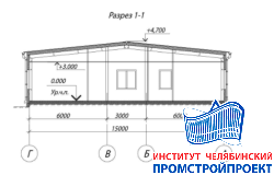 Административно бытовой корпус 15х30 м
