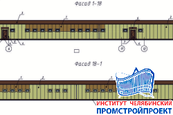 Бытовой корпус 18х102 м