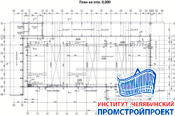 Производственный цех 90,8 х 36,4 м