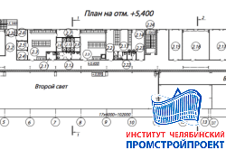Ремонтный цех с АБК 24х102м